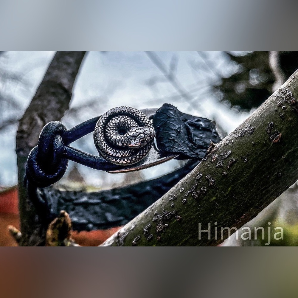 Salmon skin bracelet